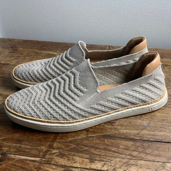 Ugg Sammy Chevron Knit Slip-on Sneakers size 8.5 - Picture 4 of 8